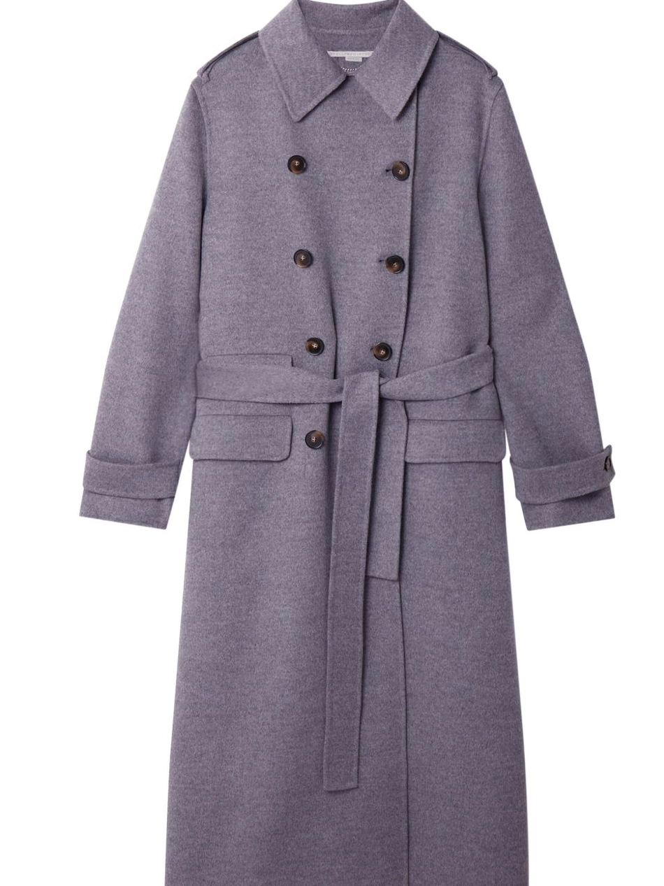 Affordable coat wool Women Stella trench double-breasted McCartney 0717